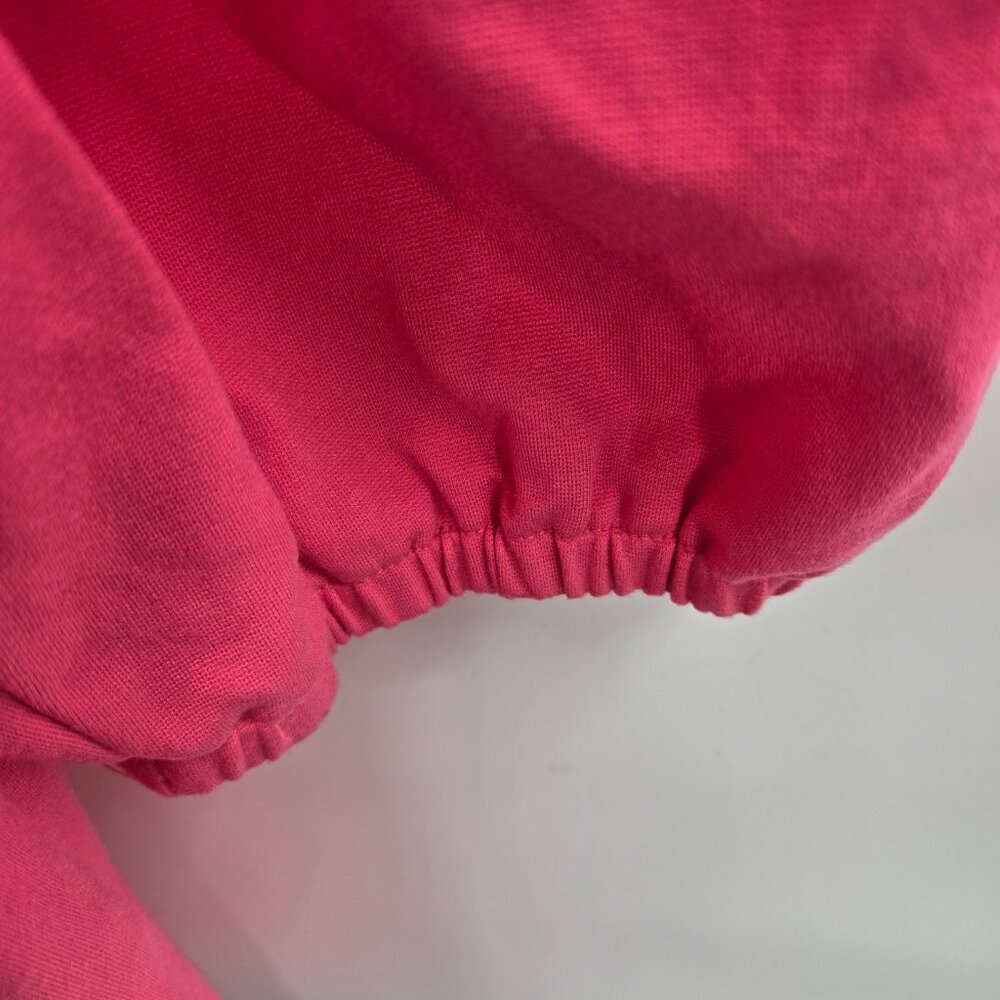 Anne Klein Hot Pink Off Shoulder Puff Sleeved Top Medium - Picture 5 of 14